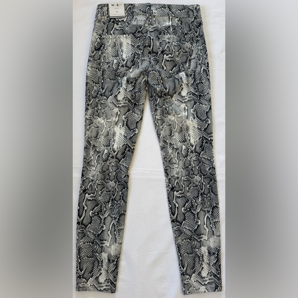 White House Black Market Printed Skinny Ankle Jeans - Picture 2 of 7